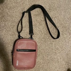 Brixley Faux Leather Sherbet Crossbody with extra strap